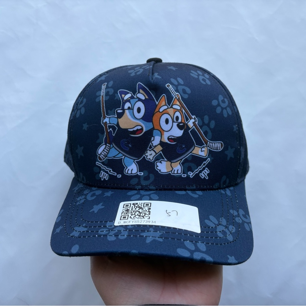 Kids' Bluey Hockey Baseball Cap - Adjustable